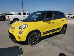 Salvage cars for sale at Grand Prairie, TX auction: 2016 Fiat 500L Trekking