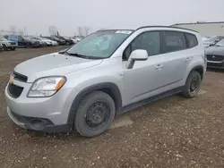 Salvage cars for sale at Rocky View County, AB auction: 2012 Chevrolet Orlando LT