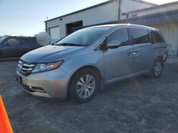 Salvage cars for sale at Mcfarland, WI auction: 2016 Honda Odyssey EXL