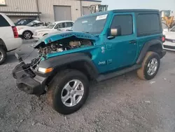 Jeep salvage cars for sale: 2020 Jeep Wrangler Sport