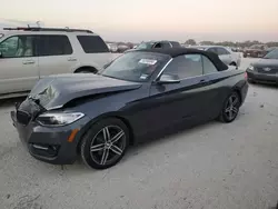 Salvage cars for sale at San Antonio, TX auction: 2017 BMW 230XI