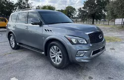 Infiniti salvage cars for sale: 2017 Infiniti QX80 Base