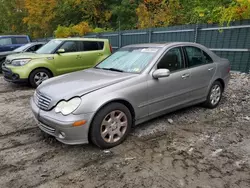 Mercedes-Benz C 240 4matic salvage cars for sale: 2005 Mercedes-Benz C 240 4matic