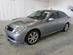 Salvage cars for sale at Tulsa, OK auction: 2006 Infiniti G35