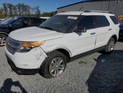 Ford Explorer xlt salvage cars for sale: 2014 Ford Explorer XLT