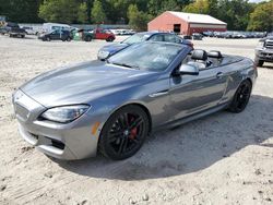 Salvage cars for sale at Mendon, MA auction: 2015 BMW 650 I