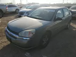 Carros salvage sin ofertas aún a la venta en subasta: 2005 Chevrolet Malibu LS