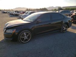 Salvage cars for sale at Las Vegas, NV auction: 2013 Volkswagen Passat S