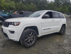 Salvage cars for sale at Waldorf, MD auction: 2021 Jeep Grand Cherokee Limited