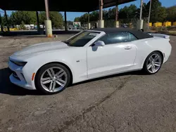 Chevrolet Camaro lt salvage cars for sale: 2016 Chevrolet Camaro LT