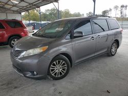 Salvage cars for sale at Cartersville, GA auction: 2011 Toyota Sienna XLE