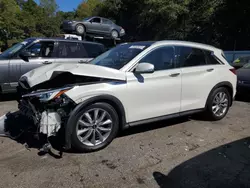 Carros salvage sin ofertas aún a la venta en subasta: 2020 Infiniti QX50 Pure