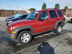 Jeep salvage cars for sale: 2007 Jeep Liberty Sport