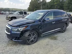 Salvage cars for sale at Concord, NC auction: 2018 Infiniti QX60