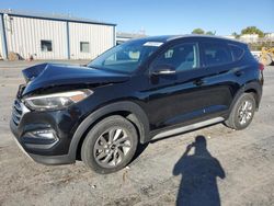 Salvage cars for sale at Tulsa, OK auction: 2017 Hyundai Tucson Limited