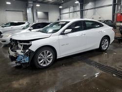 Salvage cars for sale at Ham Lake, MN auction: 2021 Chevrolet Malibu LT