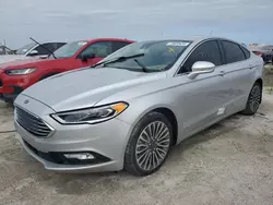 Salvage cars for sale at Riverview, FL auction: 2017 Ford Fusion SE