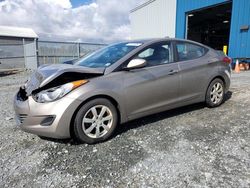 Salvage cars for sale at Elmsdale, NS auction: 2013 Hyundai Elantra GLS