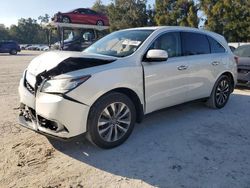 Salvage cars for sale at Ocala, FL auction: 2016 Acura MDX Technology