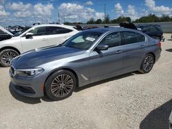 Salvage cars for sale at Arcadia, FL auction: 2018 BMW 530 XI