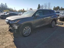 2022 Toyota Highlander Hybrid Platinum en venta en Bowmanville, ON