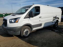 Salvage trucks for sale at Woodhaven, MI auction: 2023 Ford Transit T-350