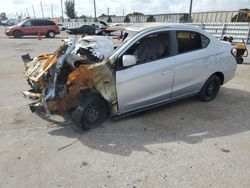 Salvage cars for sale at Miami, FL auction: 2024 Mitsubishi Mirage G4 ES