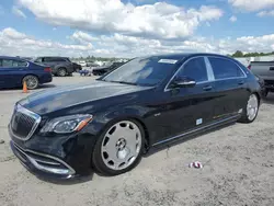 Salvage cars for sale at Houston, TX auction: 2019 Mercedes-Benz S MERCEDES-MAYBACH S650