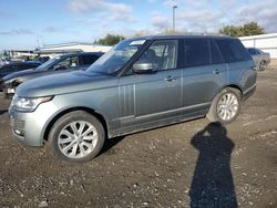 Salvage cars for sale at Sacramento, CA auction: 2016 Land Rover Range Rover HSE