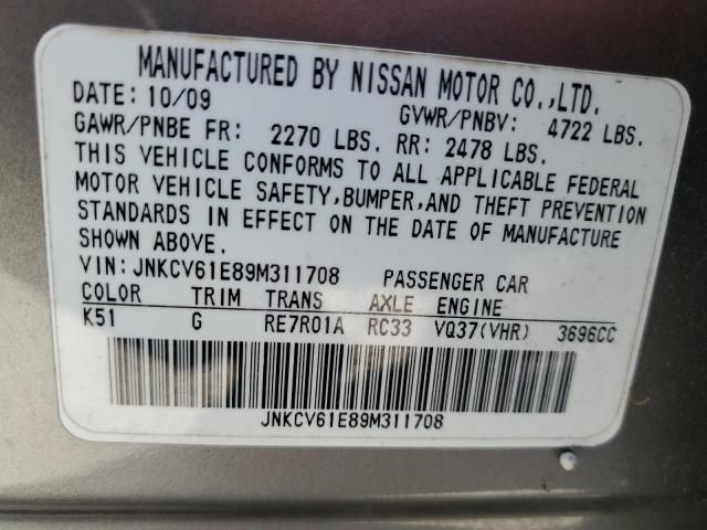 2009 Infiniti G37 Base