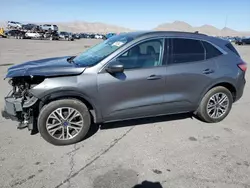 Salvage cars for sale at North Las Vegas, NV auction: 2021 Ford Escape SEL