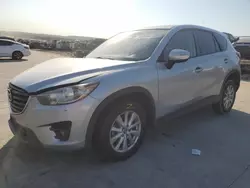 Salvage cars for sale at Grand Prairie, TX auction: 2016 Mazda CX-5 Touring