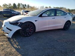 Salvage cars for sale from Copart Finksburg, MD: 2022 Tesla Model 3