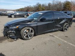 Salvage cars for sale at Brookhaven, NY auction: 2018 Honda Accord Sport