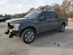 Salvage cars for sale at Ellwood City, PA auction: 2018 Ford F150 Supercrew