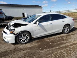 Salvage cars for sale at Portland, MI auction: 2016 Chevrolet Malibu LT