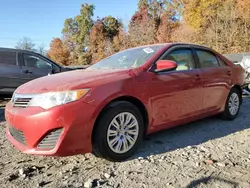 Salvage cars for sale at Waldorf, MD auction: 2014 Toyota Camry L