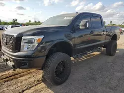 Salvage cars for sale at Mercedes, TX auction: 2018 Nissan Titan XD SL