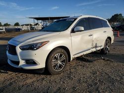 Salvage cars for sale at San Diego, CA auction: 2016 Infiniti QX60