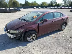 Salvage cars for sale from Copart Madisonville, TN: 2013 Honda Civic LX