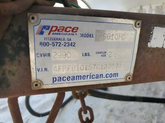 2007 Pace American Trailer