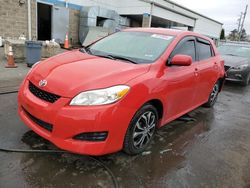 Toyota salvage cars for sale: 2009 Toyota Corolla Matrix