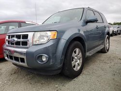 Ford salvage cars for sale: 2011 Ford Escape Limited