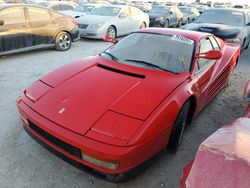 Ferrari Testarossa salvage cars for sale: 1986 Ferrari Testarossa