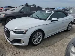 Flood-damaged cars for sale at auction: 2022 Audi A5 Premium Plus 45