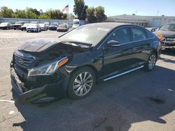 Salvage cars for sale from Copart Martinez, CA: 2015 Hyundai Sonata Sport