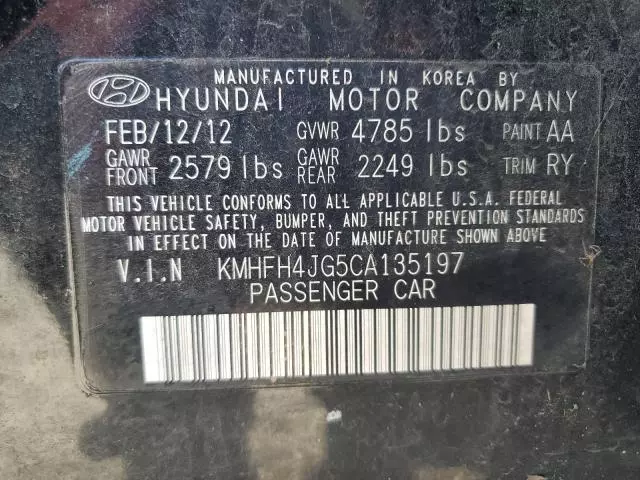 2012 Hyundai Azera GLS