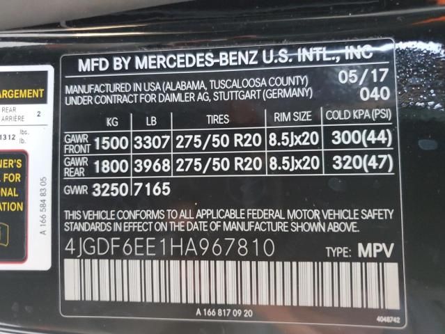 2017 Mercedes-Benz GLS 450 4matic