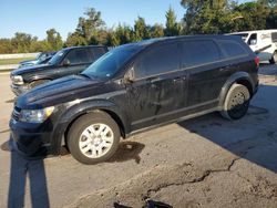 Salvage cars for sale from Copart Apopka, FL: 2014 Dodge Journey SE