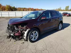 Salvage cars for sale at Angola, NY auction: 2020 Ford Edge SEL